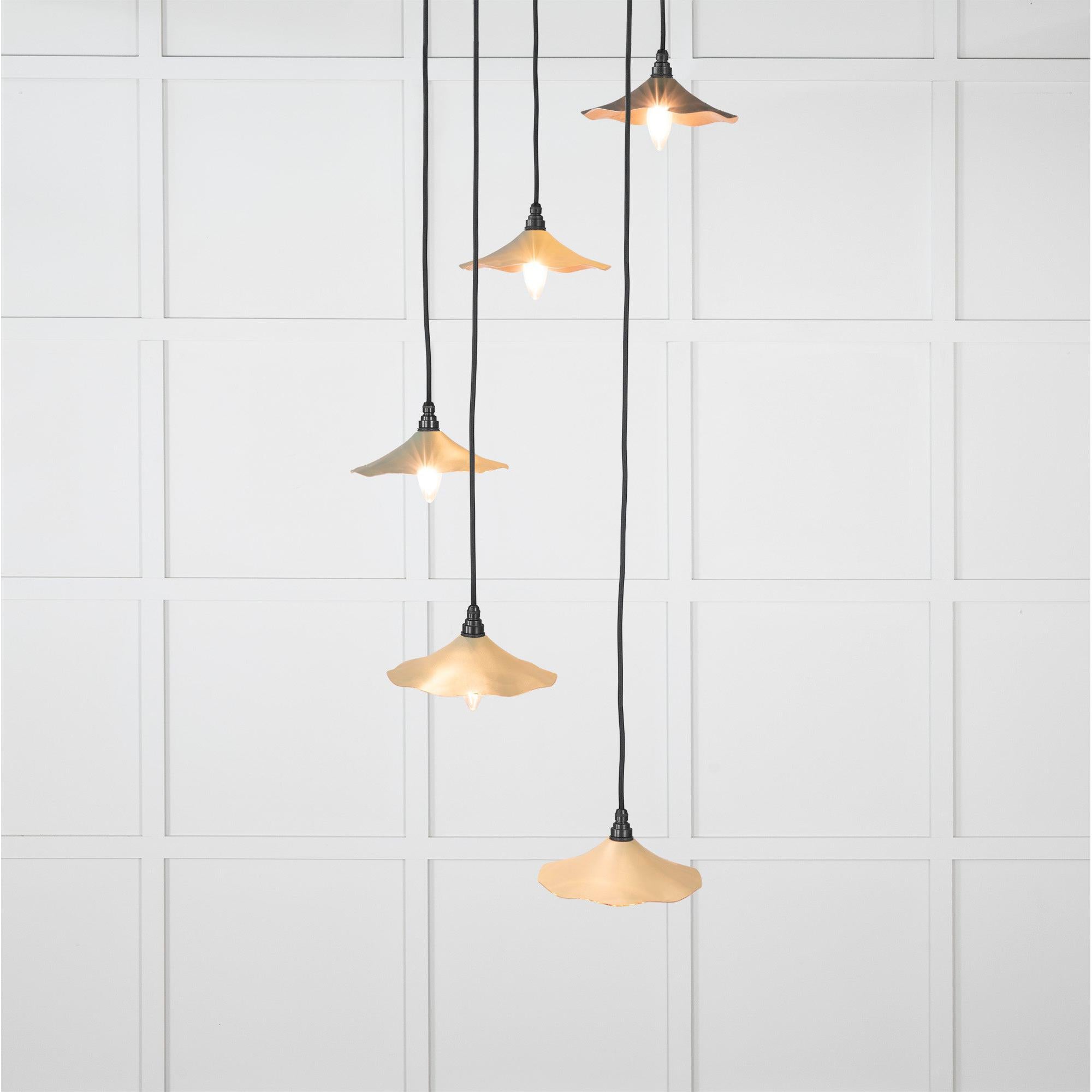 Smooth Copper Flora Cluster Pendant in Tump | From The Anvil - Cluster Pendants - From The Anvil - Yester Home