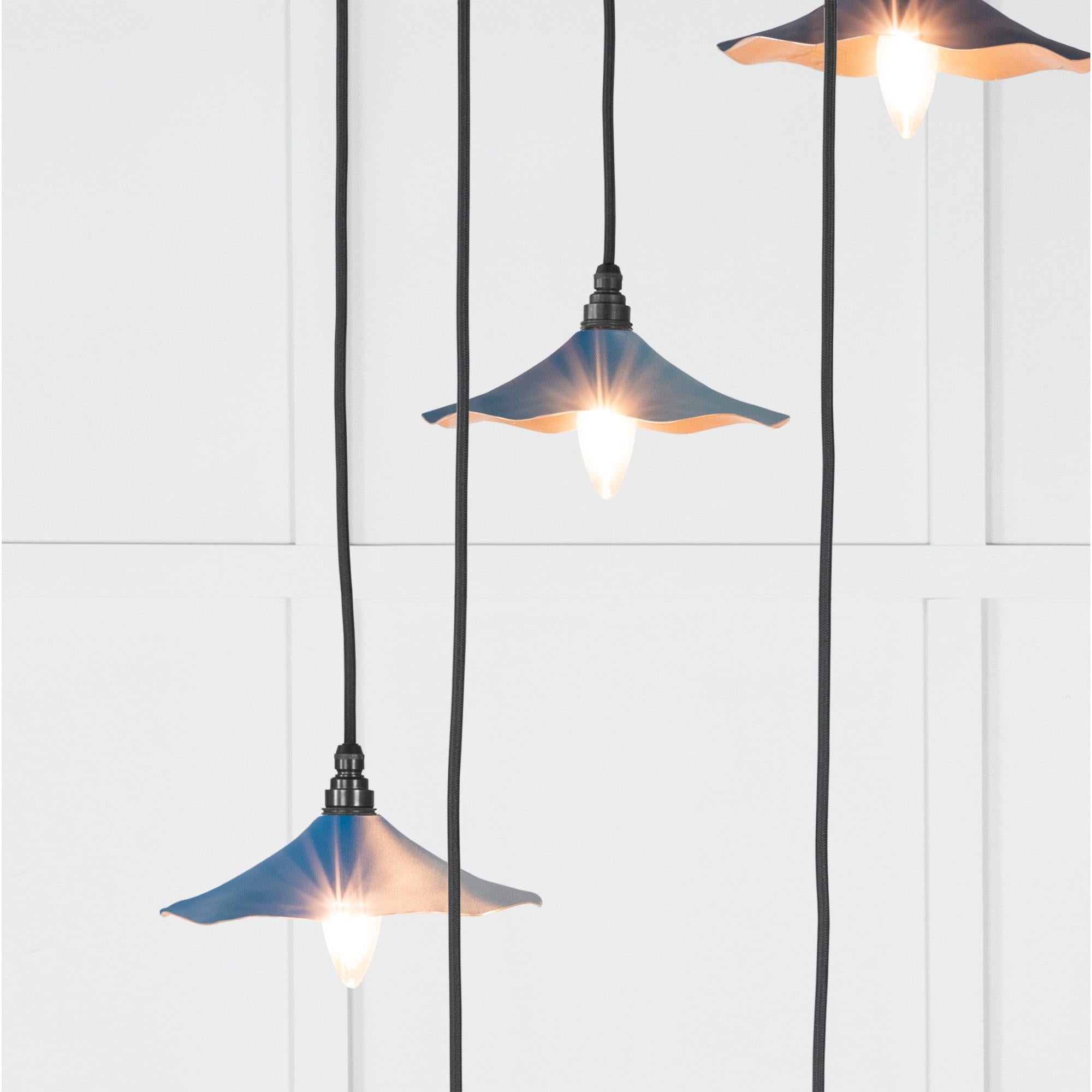 Smooth Copper Flora Cluster Pendant in Upstream | From The Anvil - Cluster Pendants - From The Anvil - Yester Home