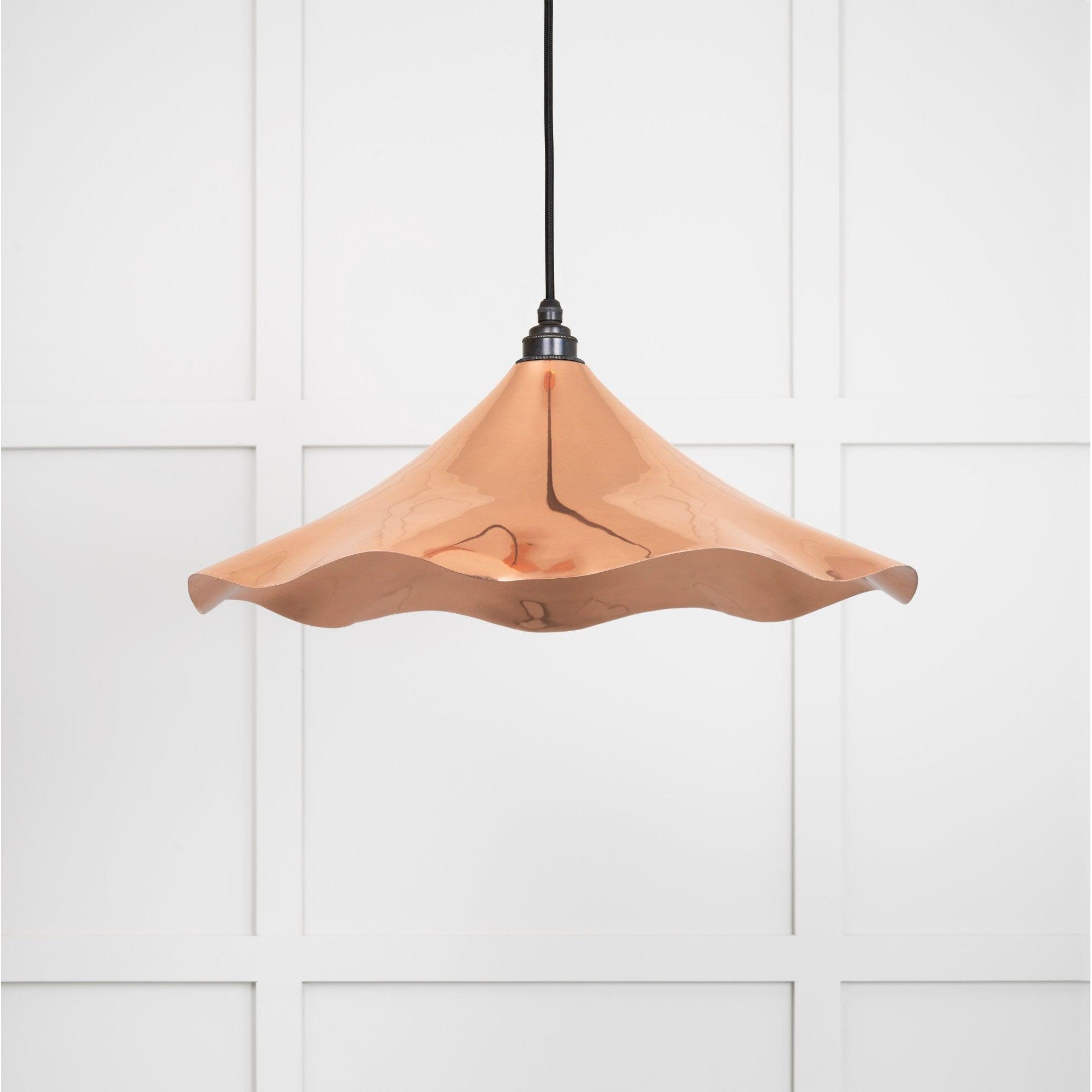 Smooth Copper Flora Pendant | From The Anvil-Ceiling Pendants-Yester Home