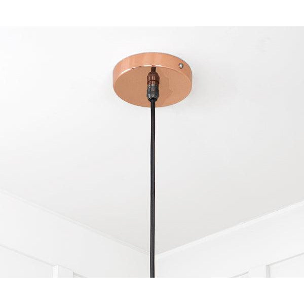 Smooth Copper Flora Pendant | From The Anvil-Ceiling Pendants-Yester Home