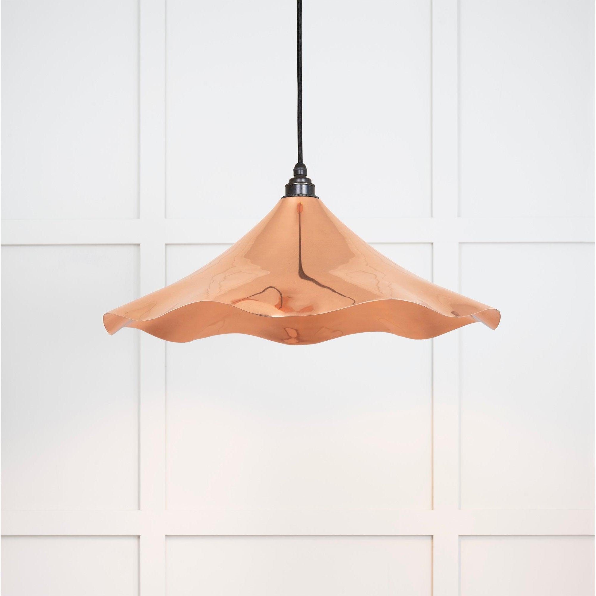 Smooth Copper Flora Pendant | From The Anvil-Ceiling Pendants-Yester Home