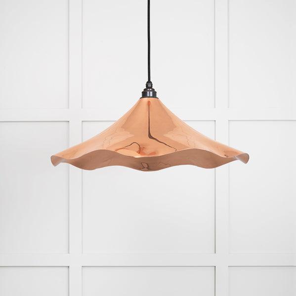 Smooth Copper Flora Pendant | From The Anvil-Ceiling Pendants-Yester Home