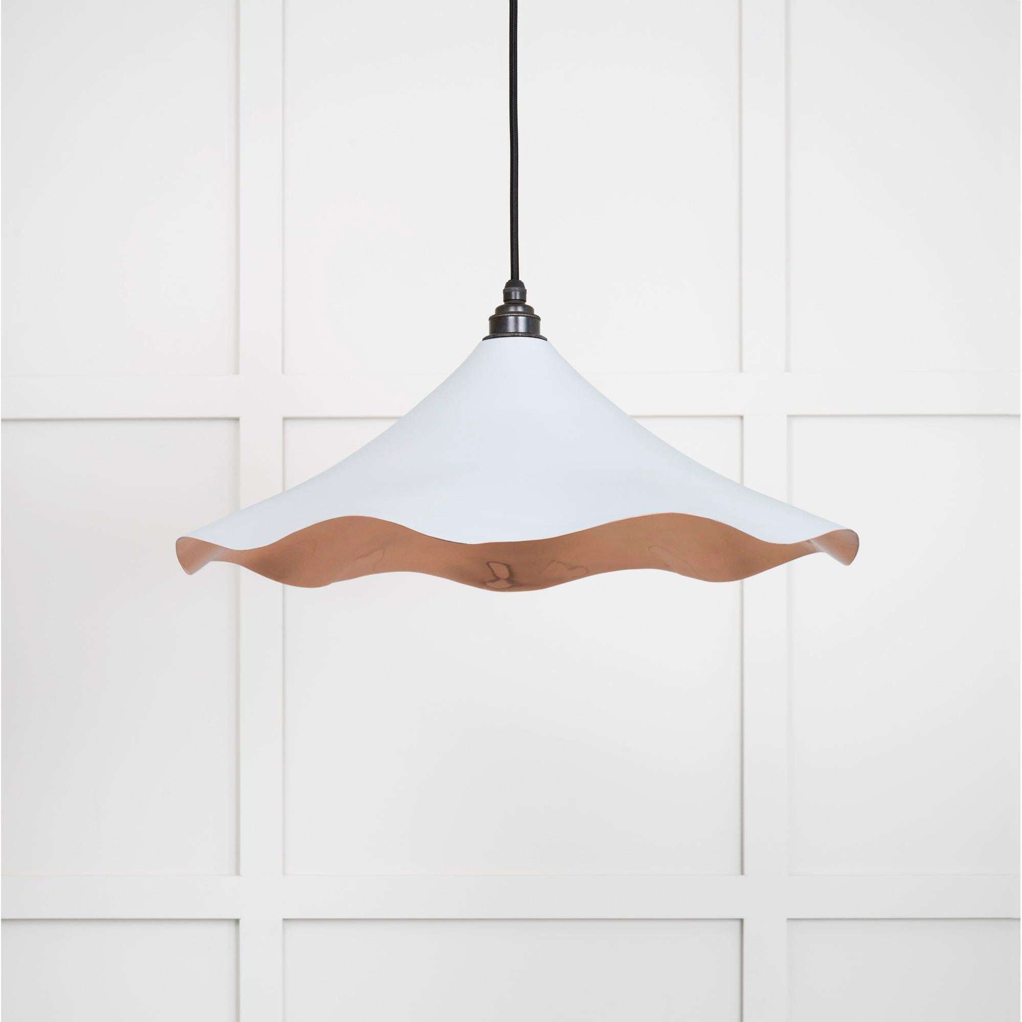 Smooth Copper Flora Pendant in Birch | From The Anvil - Ceiling Lights - From The Anvil - Yester Home
