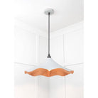 Smooth Copper Flora Pendant in Birch | From The Anvil-Ceiling Pendants-Yester Home
