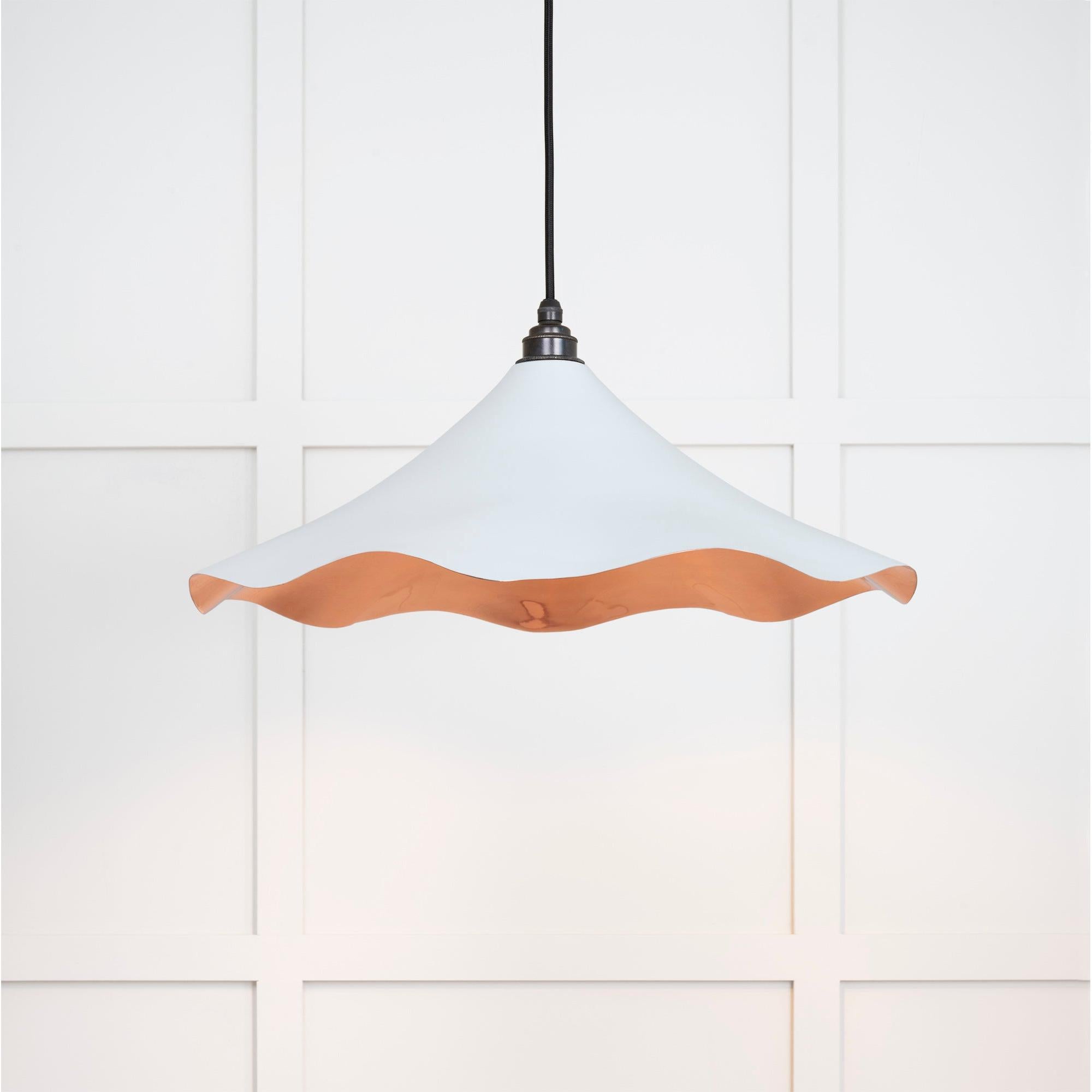 Smooth Copper Flora Pendant in Birch | From The Anvil - Ceiling Lights - From The Anvil - Yester Home