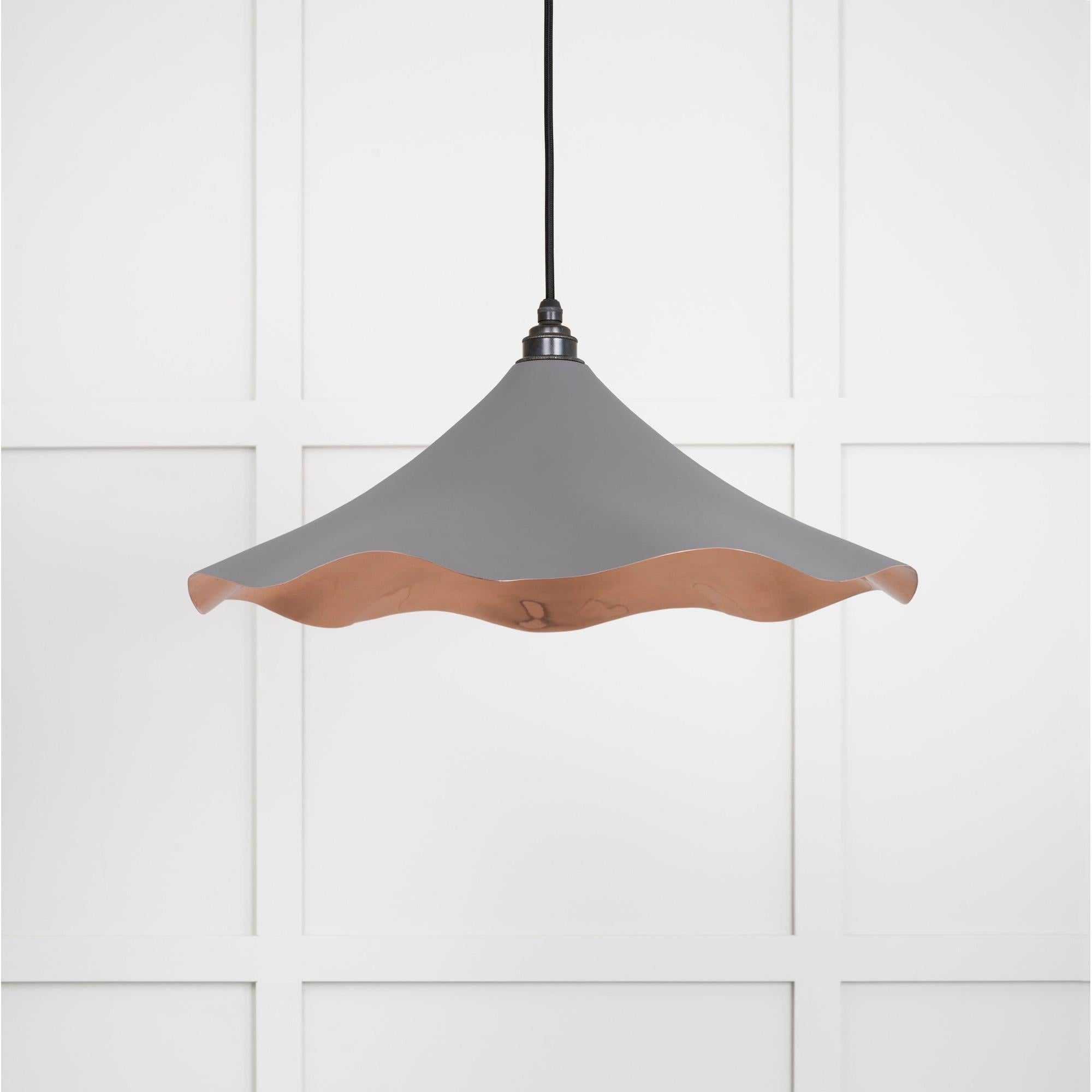 Smooth Copper Flora Pendant in Bluff | From The Anvil - Ceiling Lights - From The Anvil - Yester Home