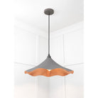 Smooth Copper Flora Pendant in Bluff | From The Anvil - Ceiling Lights - From The Anvil - Yester Home