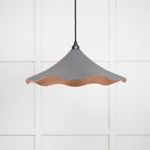 Smooth Copper Flora Pendant in Bluff | From The Anvil-Ceiling Pendants-Yester Home
