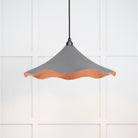 Smooth Copper Flora Pendant in Bluff | From The Anvil-Ceiling Pendants-Yester Home