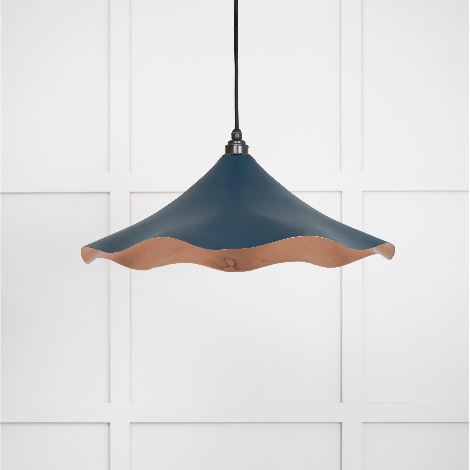 Smooth Copper Flora Pendant in Dusk | From The Anvil - Ceiling Lights - From The Anvil - Yester Home