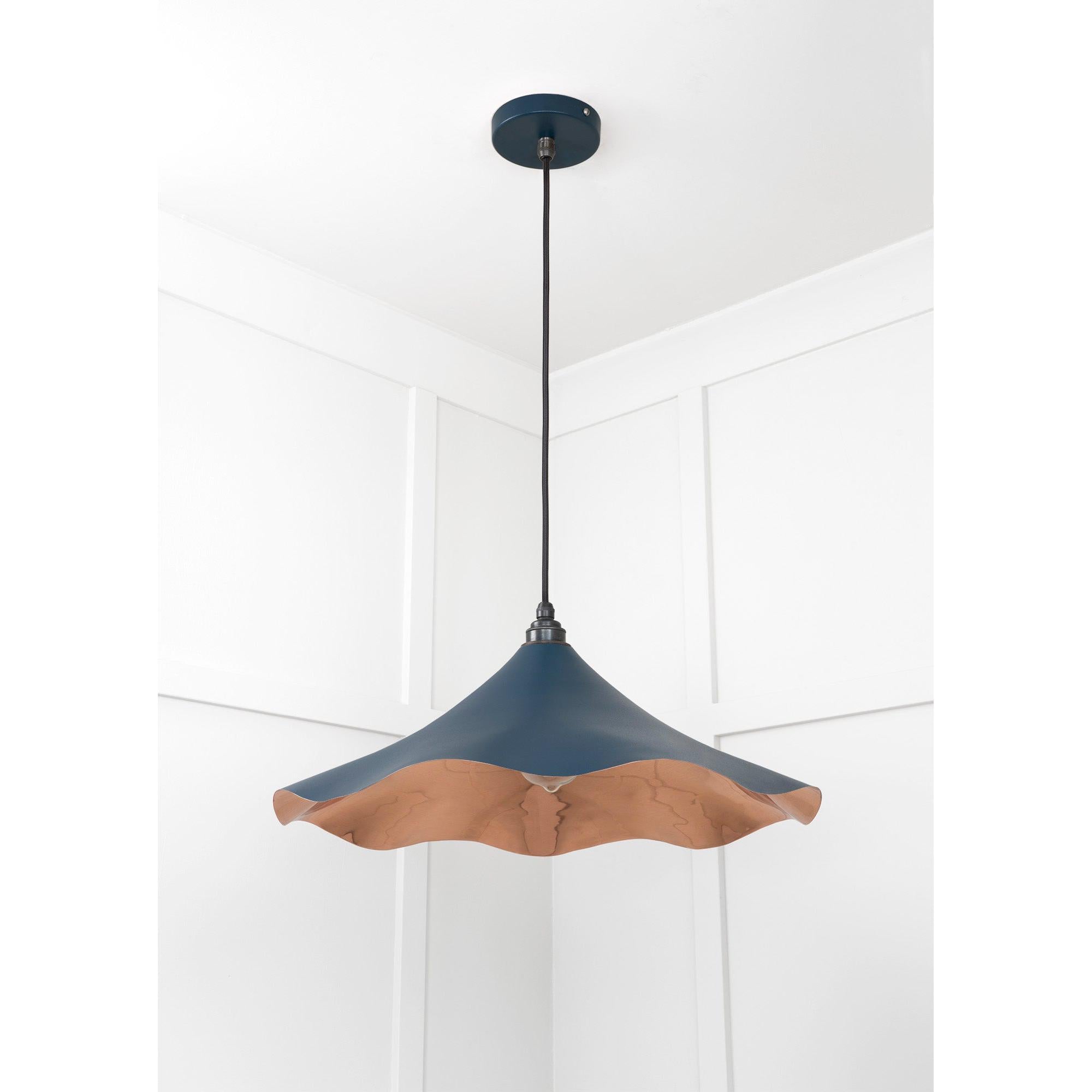 Smooth Copper Flora Pendant in Dusk | From The Anvil - Ceiling Lights - From The Anvil - Yester Home