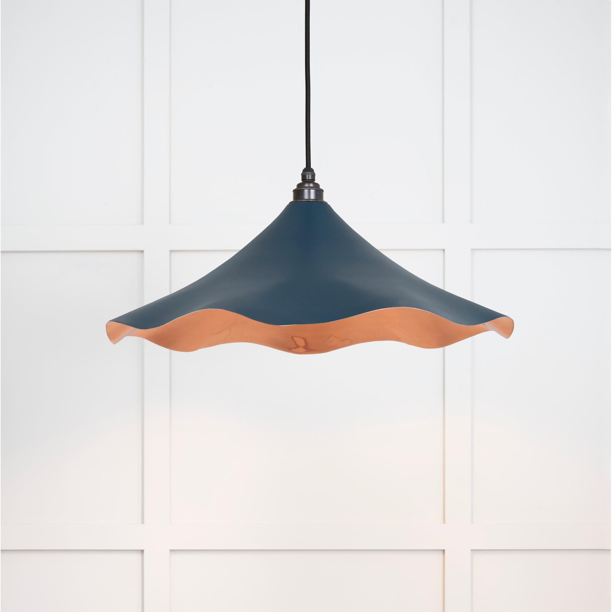 Smooth Copper Flora Pendant in Dusk | From The Anvil - Ceiling Lights - From The Anvil - Yester Home