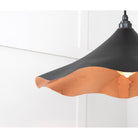 Smooth Copper Flora Pendant in Elan Black | From The Anvil - Ceiling Lights - From The Anvil - Yester Home