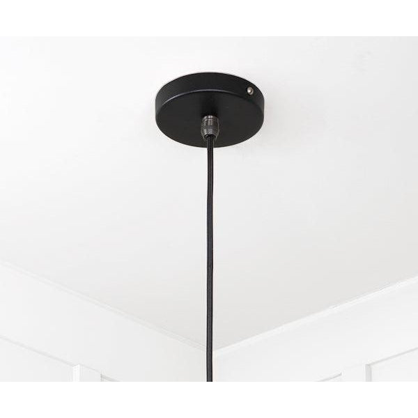 Smooth Copper Flora Pendant in Elan Black | From The Anvil-Ceiling Pendants-Yester Home