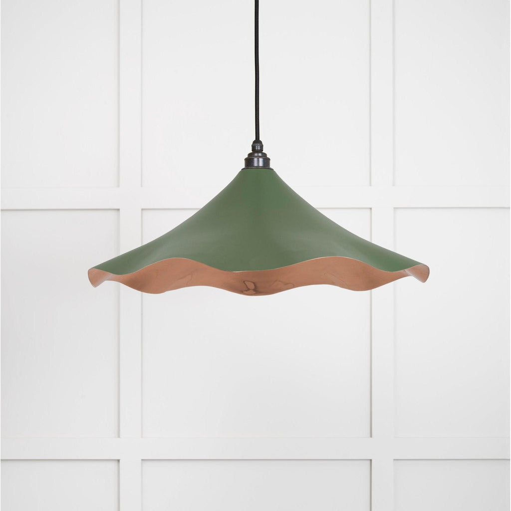 Smooth Copper Flora Pendant in Heath | From The Anvil