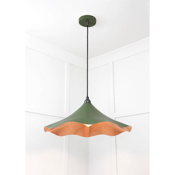 Smooth Copper Flora Pendant in Heath | From The Anvil
