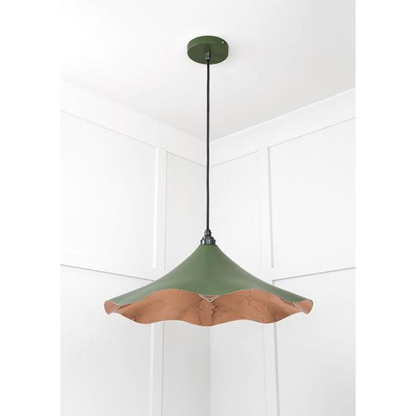 Smooth Copper Flora Pendant in Heath | From The Anvil-Ceiling Pendants-Yester Home