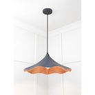 Smooth Copper Flora Pendant in Slate | From The Anvil - Ceiling Lights - From The Anvil - Yester Home