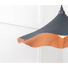 Smooth Copper Flora Pendant in Soot | From The Anvil - Ceiling Lights - From The Anvil - Yester Home