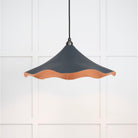 Smooth Copper Flora Pendant in Soot | From The Anvil - Ceiling Lights - From The Anvil - Yester Home