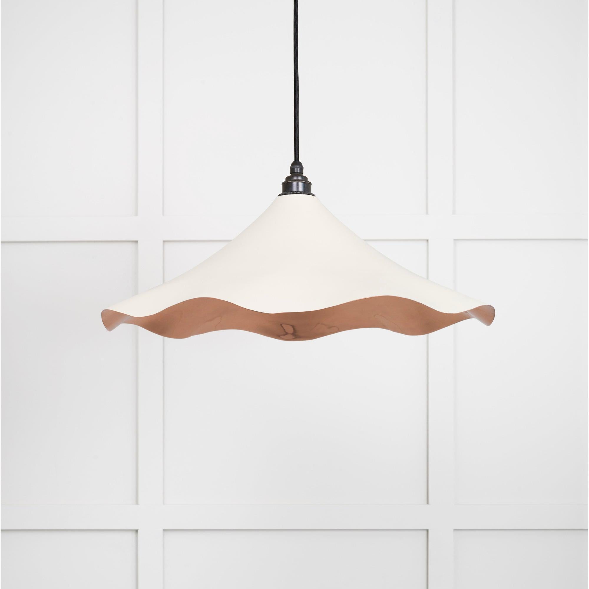 Smooth Copper Flora Pendant in Teasel | From The Anvil - Ceiling Lights - From The Anvil - Yester Home