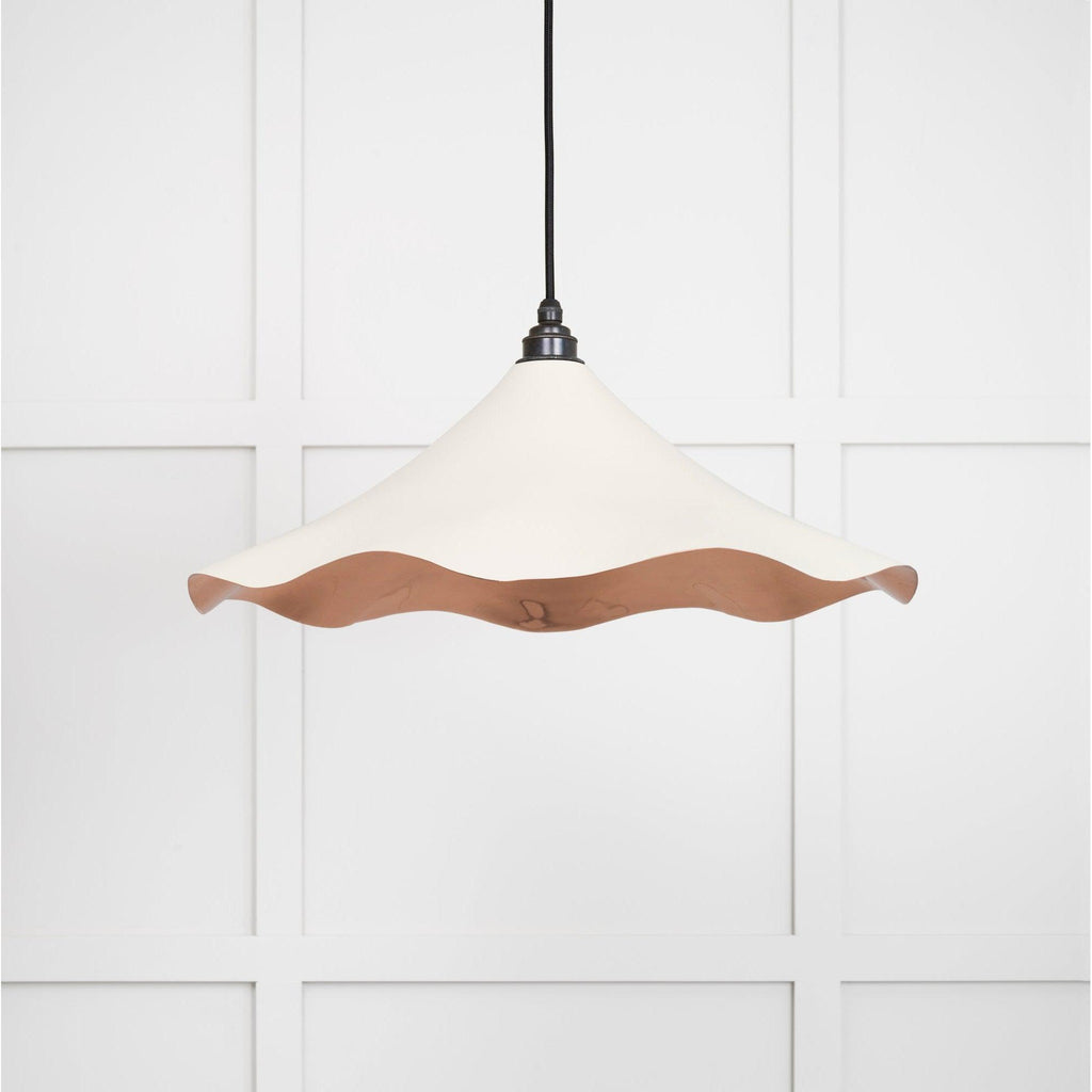 Smooth Copper Flora Pendant in Teasel | From The Anvil-Ceiling Pendants-Yester Home