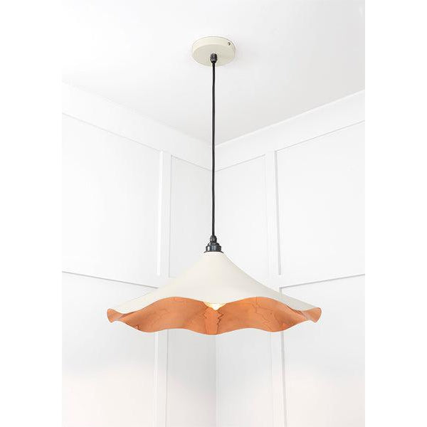 Smooth Copper Flora Pendant in Teasel | From The Anvil-Ceiling Pendants-Yester Home