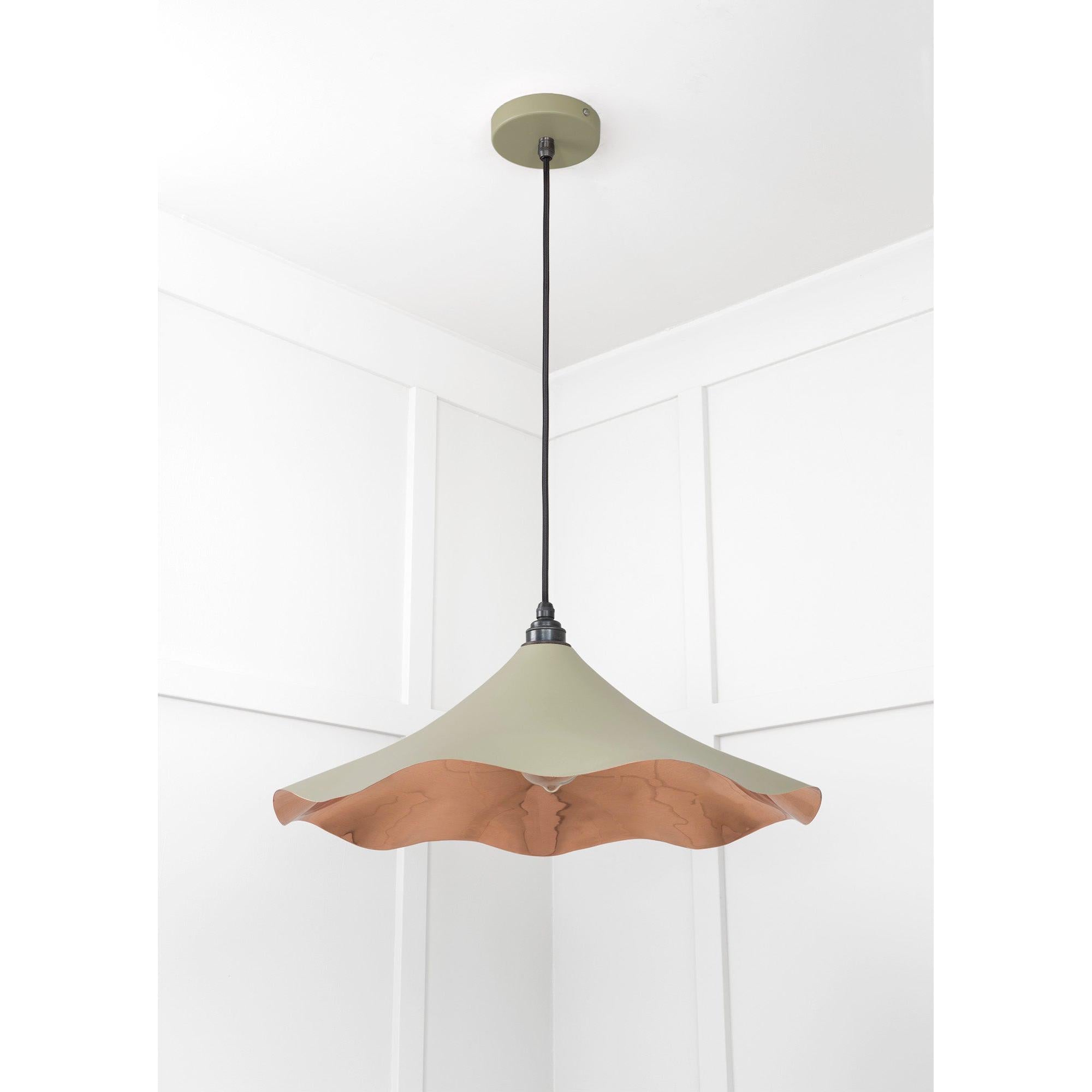 Smooth Copper Flora Pendant in Tump | From The Anvil - Ceiling Lights - From The Anvil - Yester Home