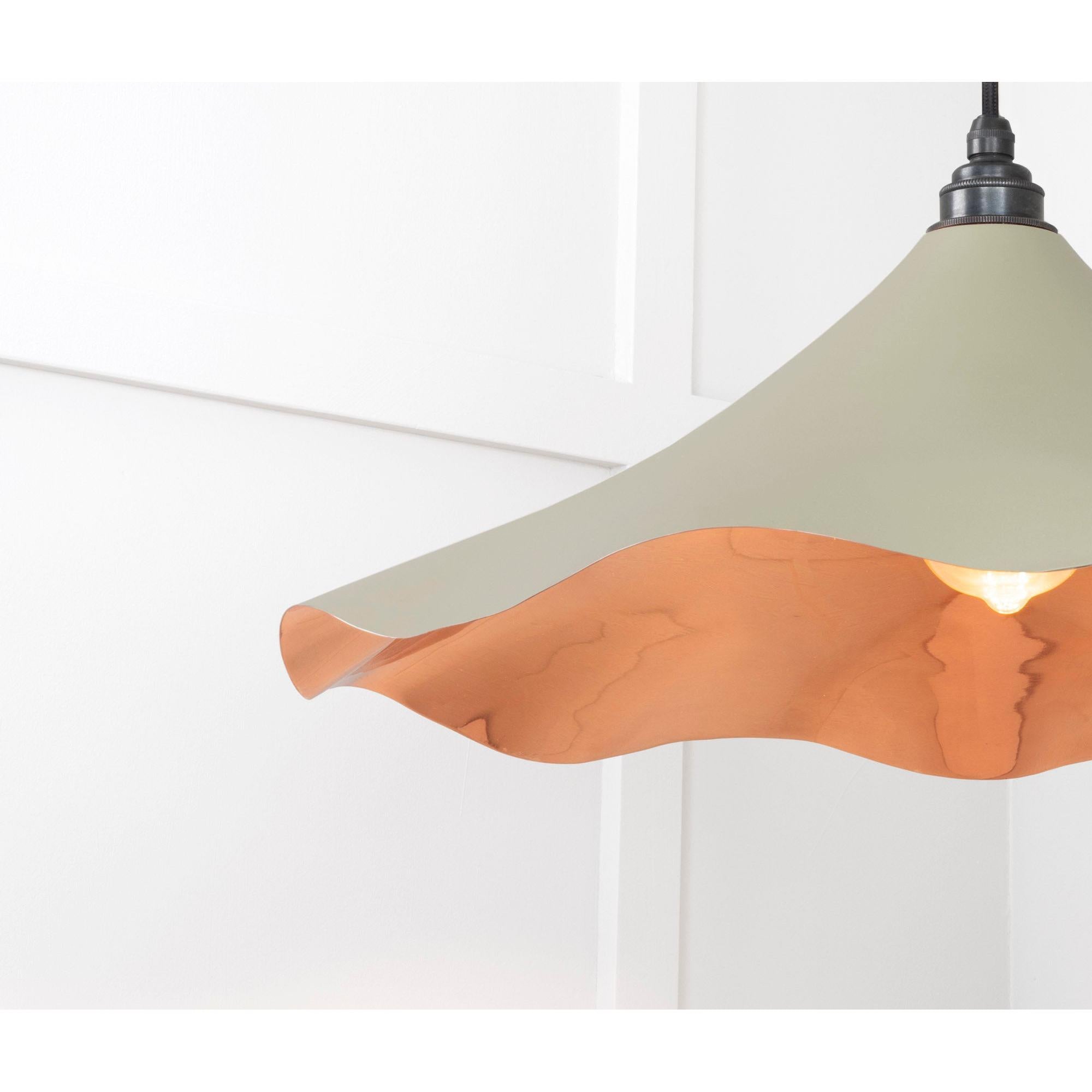 Smooth Copper Flora Pendant in Tump | From The Anvil - Ceiling Lights - From The Anvil - Yester Home