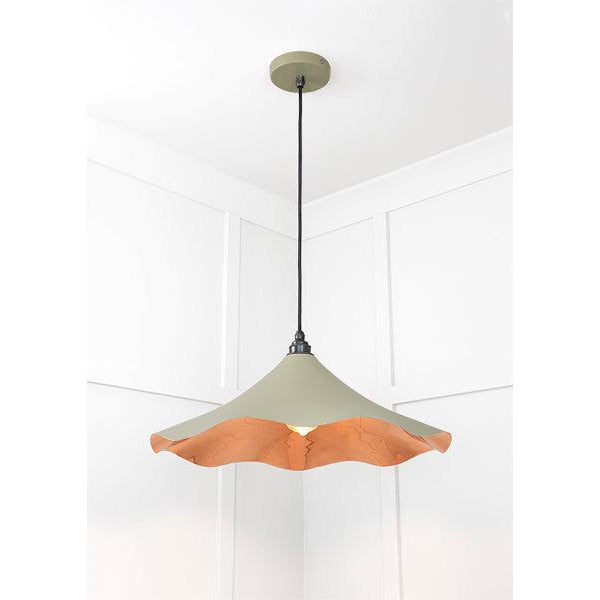 Smooth Copper Flora Pendant in Tump | From The Anvil-Ceiling Pendants-Yester Home