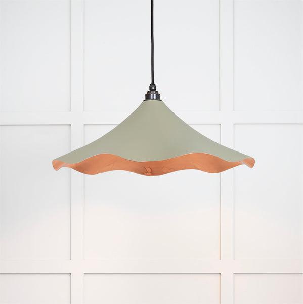Smooth Copper Flora Pendant in Tump | From The Anvil-Ceiling Pendants-Yester Home