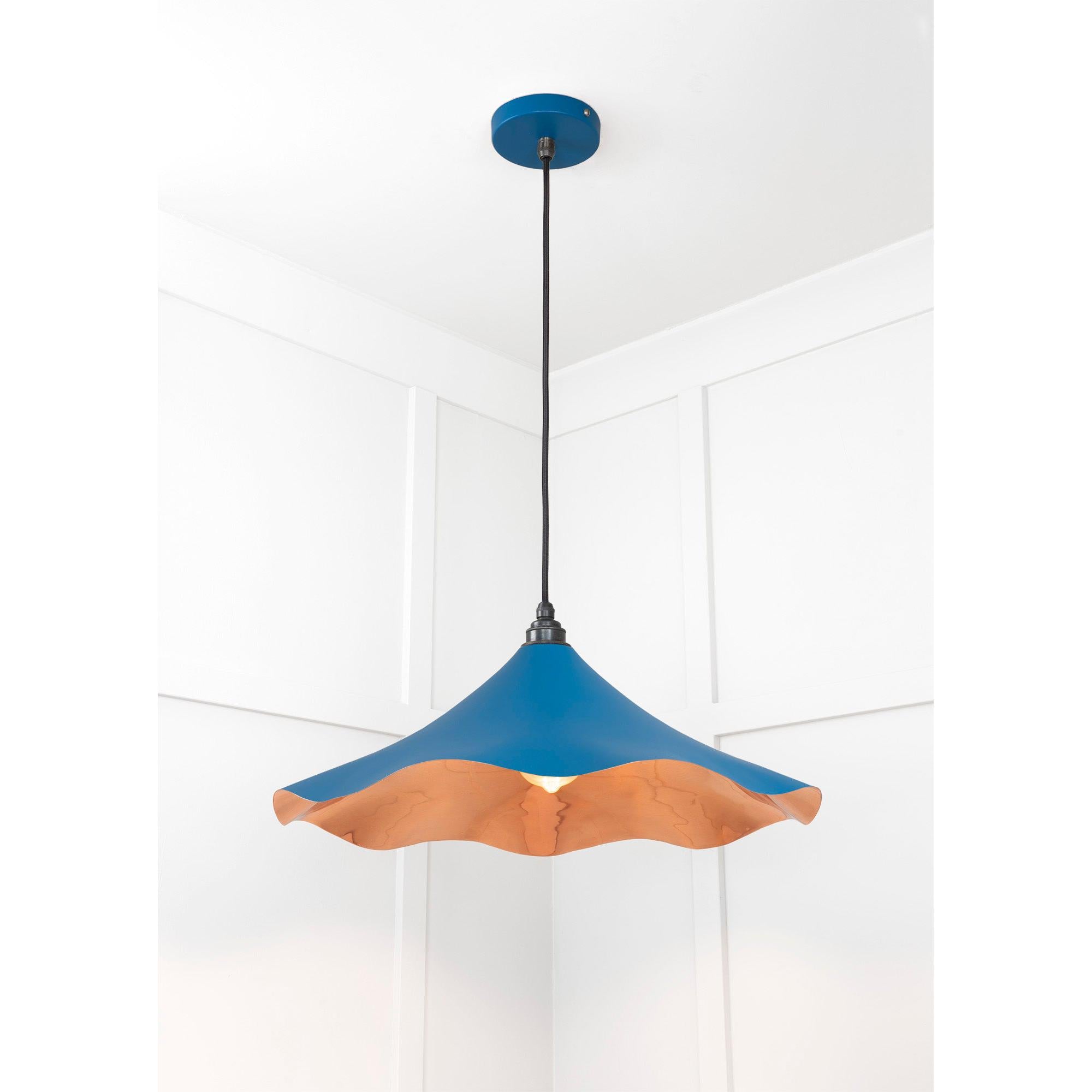 Smooth Copper Flora Pendant in Upstream | From The Anvil - Ceiling Lights - From The Anvil - Yester Home