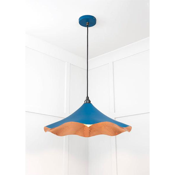 Smooth Copper Flora Pendant in Upstream | From The Anvil-Ceiling Pendants-Yester Home