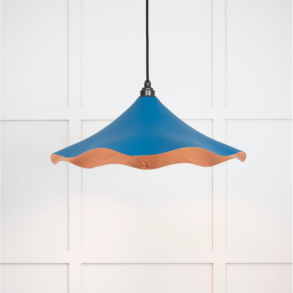 Smooth Copper Flora Pendant in Upstream | From The Anvil-Ceiling Pendants-Yester Home