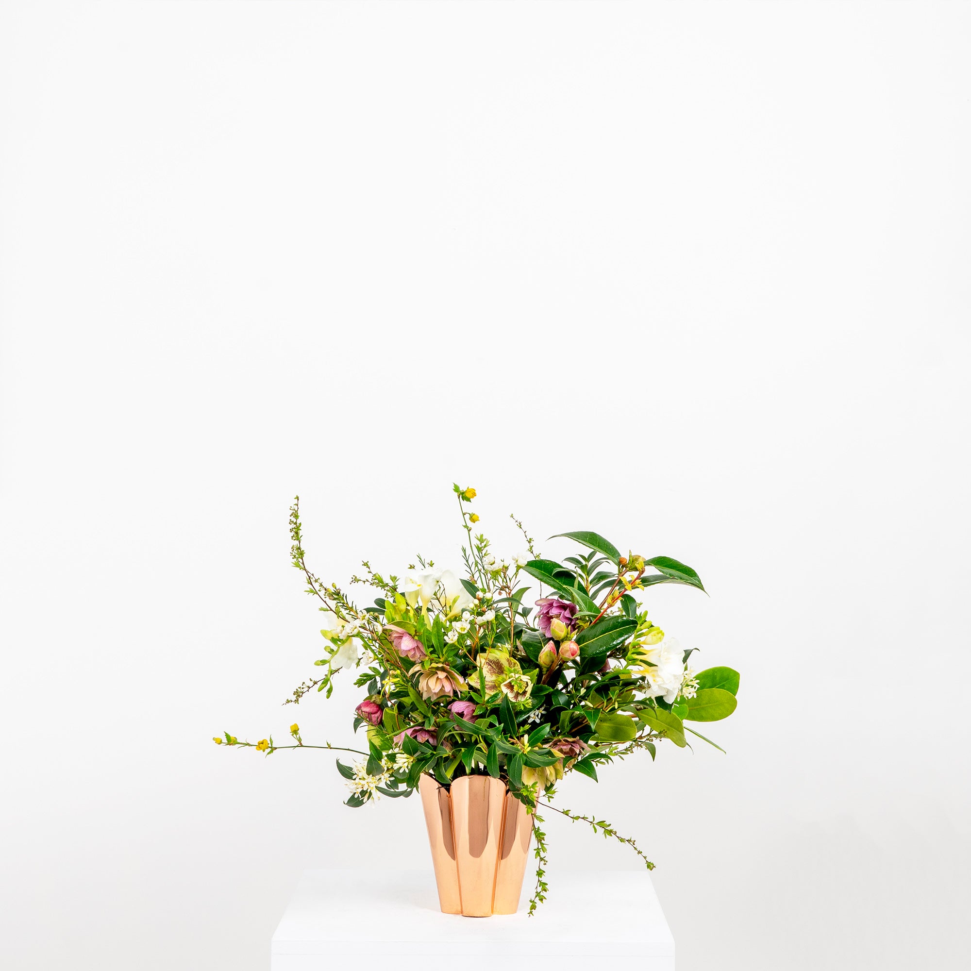 Smooth Copper Flora Pot - Small | From The Anvil - Plant Pots - From The Anvil - Yester Home