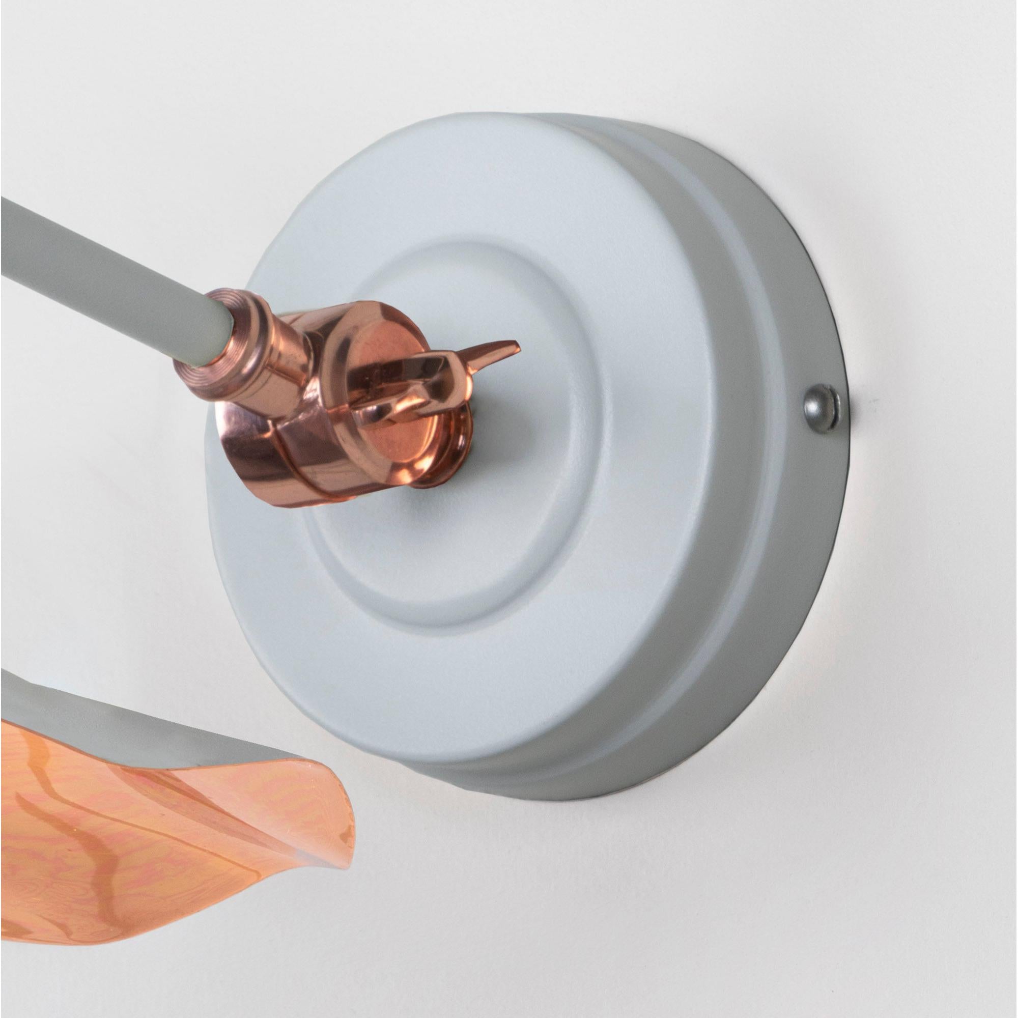 Smooth Copper Flora Wall Light in Birch | From The Anvil - Wall Lights - From The Anvil - Yester Home