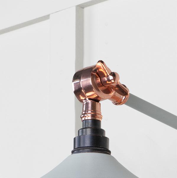 Smooth Copper Flora Wall Light in Birch | From The Anvil-Wall Lights-Yester Home