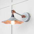 Smooth Copper Flora Wall Light in Birch | From The Anvil-Wall Lights-Yester Home