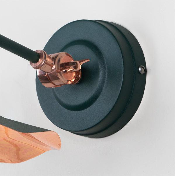Smooth Copper Flora Wall Light in Dingle | From The Anvil-Wall Lights-Yester Home