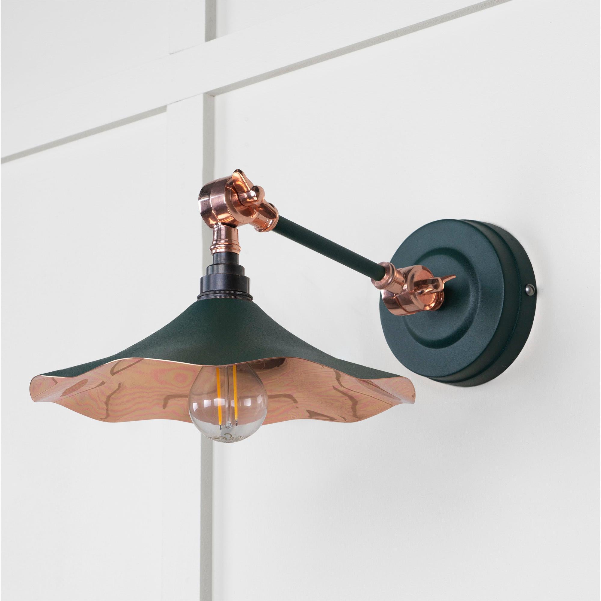 Smooth Copper Flora Wall Light in Dingle | From The Anvil - Wall Lights - From The Anvil - Yester Home