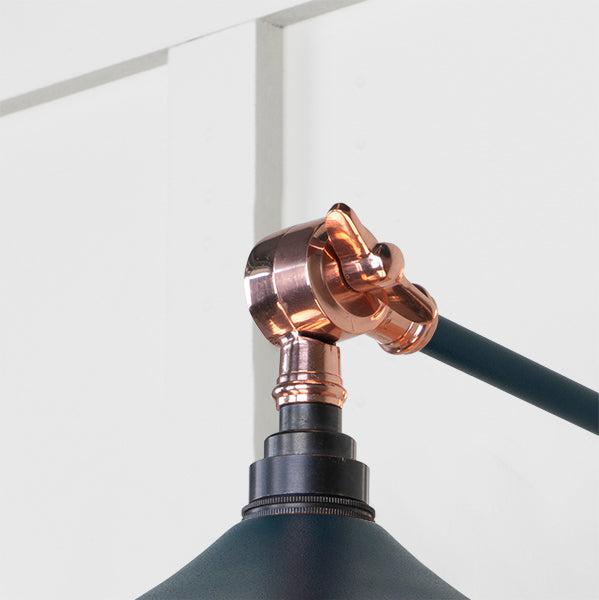 Smooth Copper Flora Wall Light in Dusk | From The Anvil-Wall Lights-Yester Home
