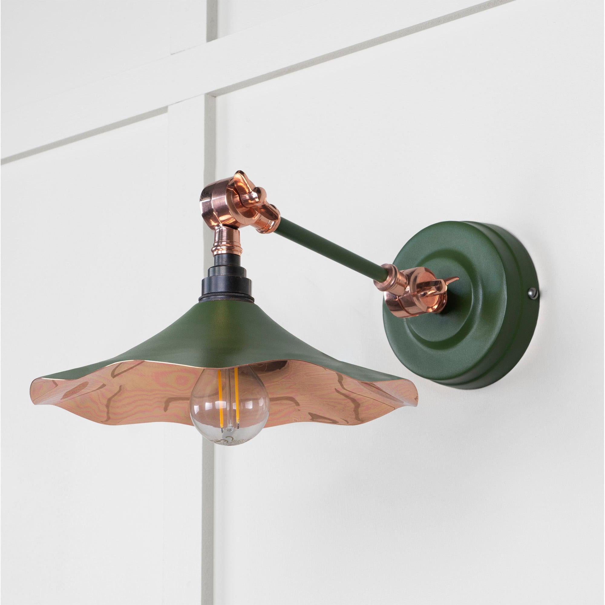 Smooth Copper Flora Wall Light in Heath | From The Anvil - Wall Lights - From The Anvil - Yester Home