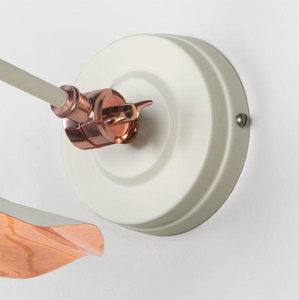 Smooth Copper Flora Wall Light in Teasel | From The Anvil-Wall Lights-Yester Home