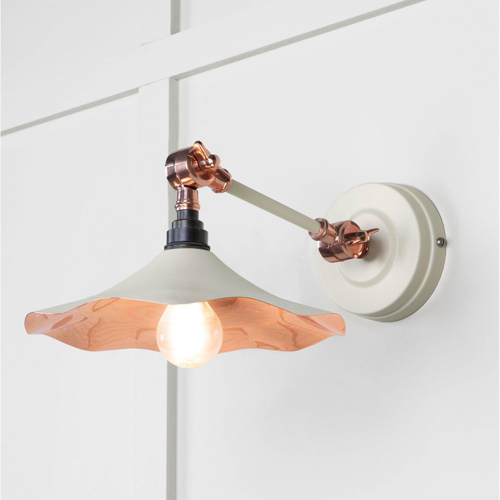 Smooth Copper Flora Wall Light in Teasel | From The Anvil-Wall Lights-Yester Home