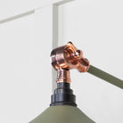 Smooth Copper Flora Wall Light in Tump | From The Anvil - Wall Lights - From The Anvil - Yester Home