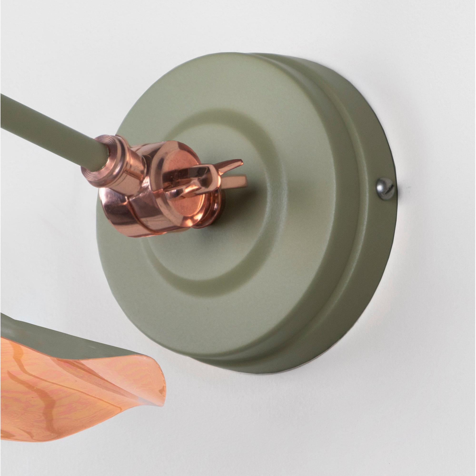 Smooth Copper Flora Wall Light in Tump | From The Anvil - Wall Lights - From The Anvil - Yester Home