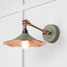 Smooth Copper Flora Wall Light in Tump | From The Anvil-Wall Lights-Yester Home
