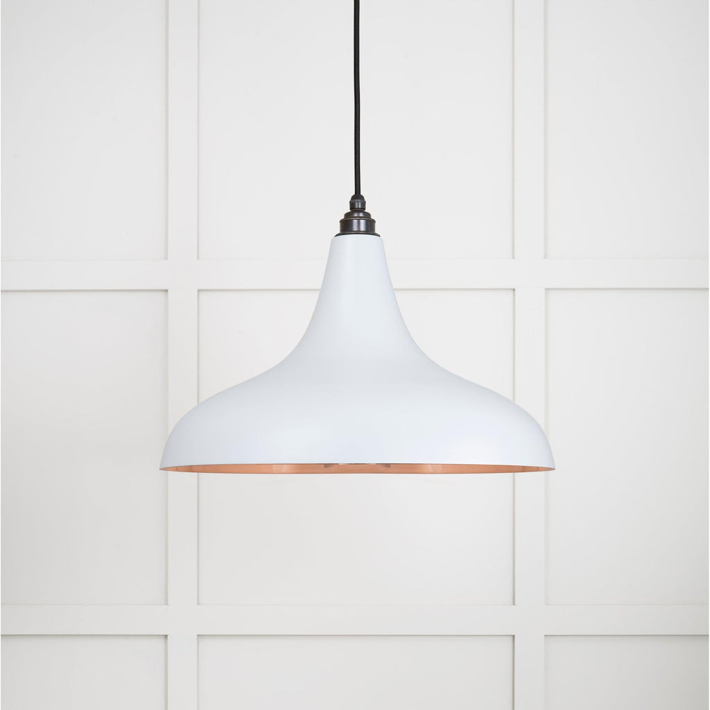 Smooth Copper Frankley Pendant in Birch | From The Anvil-Ceiling Pendants-Yester Home