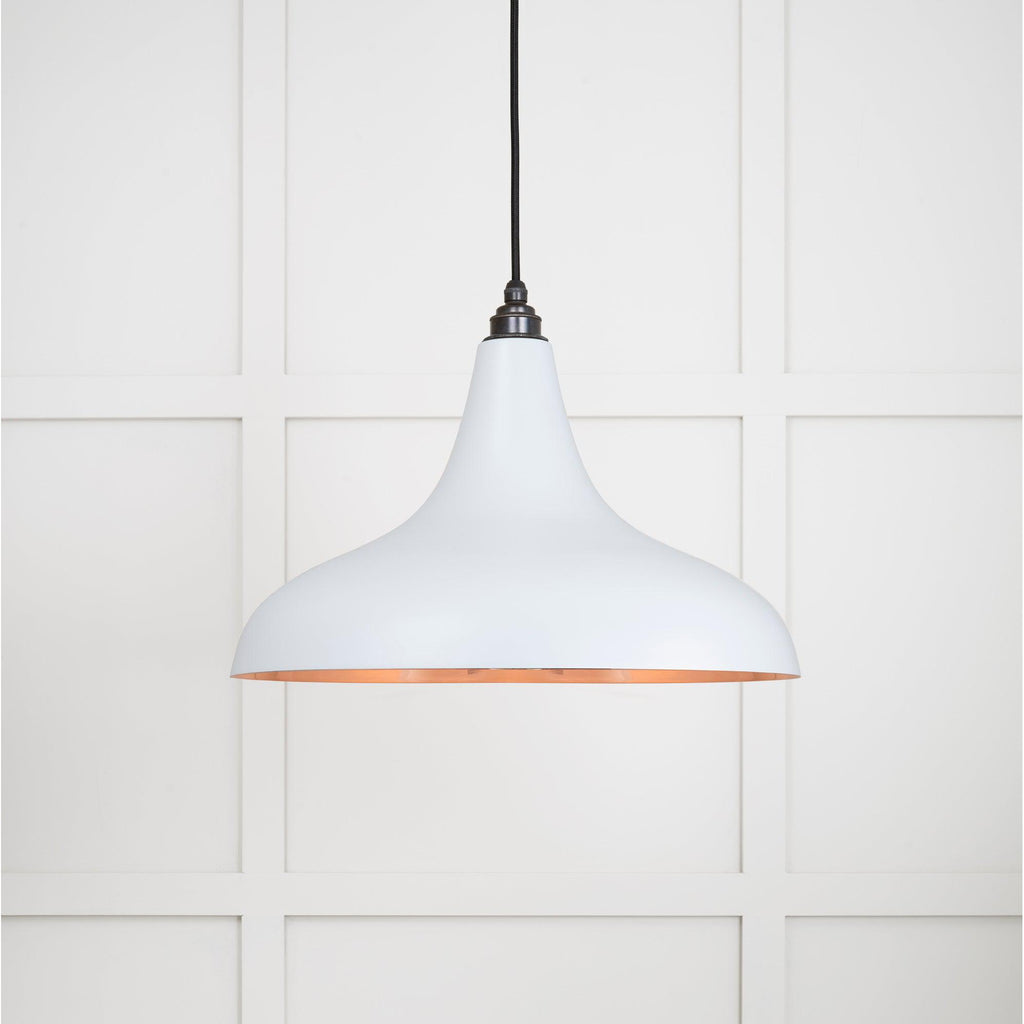 Smooth Copper Frankley Pendant in Birch | From The Anvil-Ceiling Pendants-Yester Home