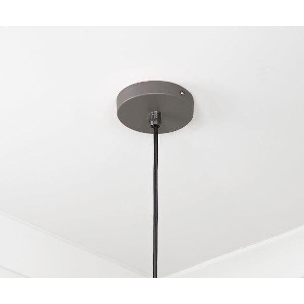 Smooth Copper Frankley Pendant in Bluff | From The Anvil-Ceiling Pendants-Yester Home